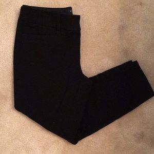 Banana republic cropped black pants